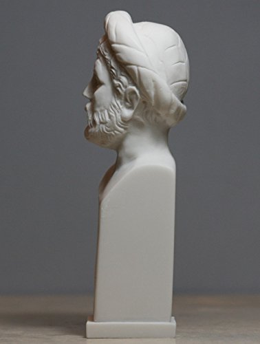 Busto de Pitágoras científico para decorar estanterías y zonas de estudio 4
