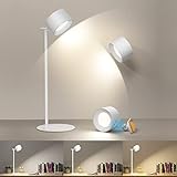 AKSDA LED Desk Lamp with 360°Adjustable Lighting, Dimmable Eye-Caring Desk Light with 3 Lighting Mod