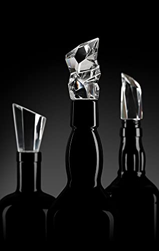 Orrefors Carat Wine Bottle Stopper, Tokyo, Clear