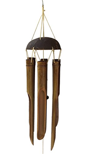 Green Natural Bamboo Wind Chimes Wood Wind Chime (Medium)