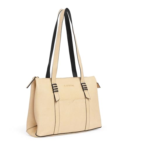 Image of Caprese Roma Tote Medium Bag for Women|Stylish, Durable, Multi-Compartment Design for Work, Travel, Shopping |Comfortable Straps Shoulder Bag, Ideal for Laptop & Essentials