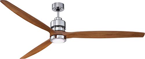 New Deal Craftmade K11069 Sonnet Dual Mount 70" Ceiling Fan with 14 Watts LED Light Kit and Remote & Wall Controls, 3 ABS Blades, Chrome New Deal Craftmade K11069 Sonnet Dual Mount 70" Ceiling Fan with 14 Watts LED Light Kit and Remote & Wall Controls, 3 ABS Blades, Chrome