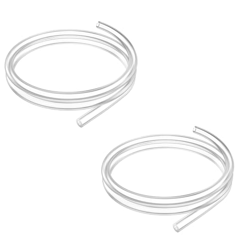 2Pcs Replacement Tubings Compatible with Spectra S2 S1 9 Plus, Soft Silicone Tubing Replace for Spectra/Ameda/Avent Tube