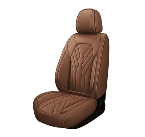 レクサス 新型 LBX 10系 2023年12月〜に適用車シートカバー座布団 防水 全天候型汚れ防止 取付簡単 滑り止め 収納便利クッションプロテクター前後席背もたれ耐摩耗性通気ナッパレザー素材(茶色)
