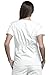 Cherokee Women's Round Neck Top, White, Medium