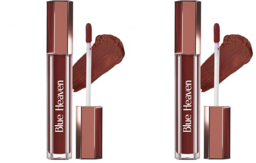 Image of Blue Heaven Roseate Lip Cream | Light Weight Mousse Texture | Hydrating & Plumping Liquid Lipstick for women | Enriched with Peptides, Hyaluronic Acid & Cocoa Butter | Regal Burgundy | 3.5ml