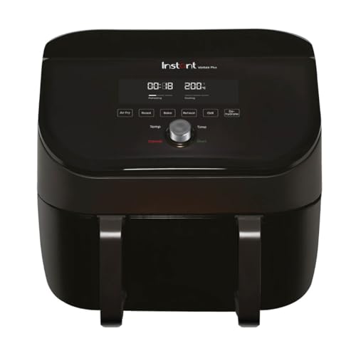 Freidora de aire Instant Pot Versazone Dual – Negra, gran capacidad (8,5 L), ideal para familias...