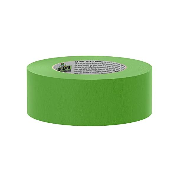 FROGTAPE 240661 Malerband für mehrere Oberflächen, mit Malerblock, mittlere Haftung, 4,5 cm x 5,5 m, grün, 3 Rollen – Bild 5