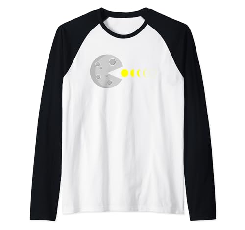 Funny Solar Eclipse - Total Solar Eclipse - Gamer Raglan Baseball Tee