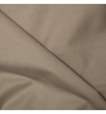 EU Fabrics Cotton Canvas Fabric | Upholstery Material by The Metre UK | 100% Cotton Fabric for Outdoor Projects | Ideal for Home Decor, Art and Crafts (Flax, 1 Metre x 150cm)