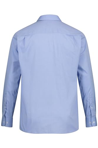 Jp 1880 Menswear L-8XL Camicia, Da Uomo, Taglie Forti, Fino A 8XL, Comfort Fit 703633, Azzurro, Xxl - 5