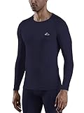 Willit Men's Thermal Underwear Top Fleece Lined Compression Shirts Midweight Base Layer Long Johns...