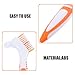 BESPORTBLE 3pcs Turtle Cleaning Brushes Portable Mud Remover for Aquatic Tortoise and Turtle Tank Use, Orange Sturdy Brush Set for Reptile Shell Maintenance