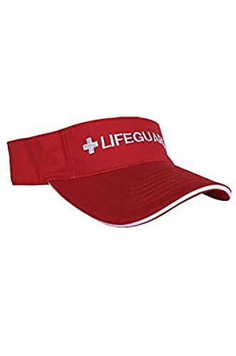 LIFEGUARD Official Adjustable Visor (Red/White) - Thumbnail 2