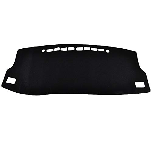 Hex Autoparts Dash Cover Mat Dashboard Pad Dashmat Sunshield Cover Black Replacement for Toyota Corolla 2014-2018
