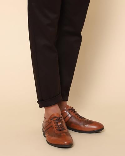 Image of Blackberrys Men's Cotton Blend Regular Casual Trousers