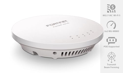 Image of Fortinet FortiAP 221E | 802.11ac Wave 2 indoor wireless Access Point - dual radio, 4 internal Antennas, 1 x 10 /100 /1000 RJ45 port (FAP-221E-A)