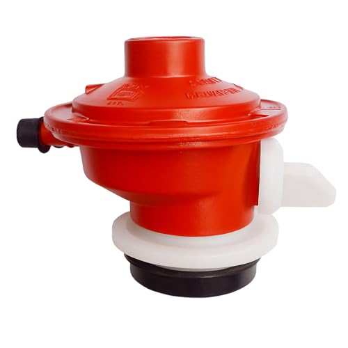 Image of ODAR Gas Regulator with 2 Clamps, ISI Marked, Red, Suitable for All Gas Cylinders, Pack of 3