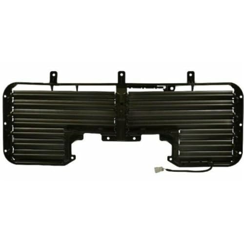 Momtlck for Chevy for Silverado 1500 2017-2018 Crew Cab Extended Radiator Shutter Assembly Black 55765RF