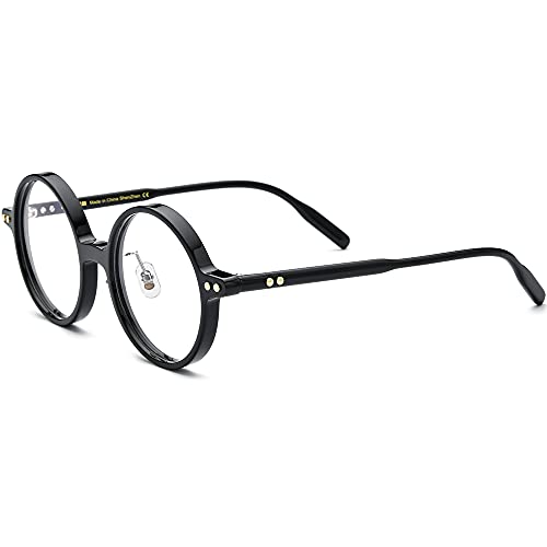 HEPIDEM Acetate Men Vintage Round Optical Glasses Frame Spectacles Optical Eyeglasses Zolman