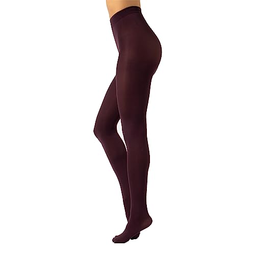 Image of CALZITALY Opaque Colour Tights - 80 DEN Thick Tights, Microfiber Pantyhose, S - 4XL Available in Plus size - Italian Hosiery