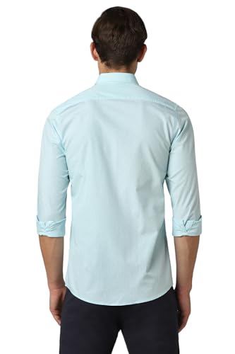 Image of Peter England Men's Cotton Slim Fit Print Shirt