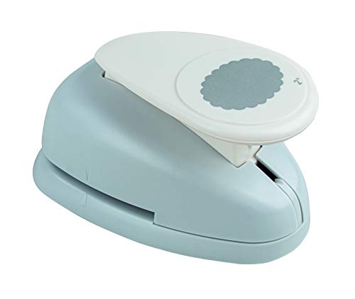 RAYHER Oval Hole Punch with Scalloped Edge, 2”, 5.08 cm