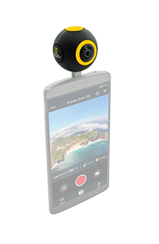 National Geographic 9683100 Android Streaming Action Kamera Spy mit 720° Bild- und Video in HD Auflösung und… – Bild 3