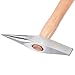 uxcell 10 Oz Welding Chipping Hammer Steel Tack Hammer Electrician's Hammer with Wooden Handle for Removing Repairing