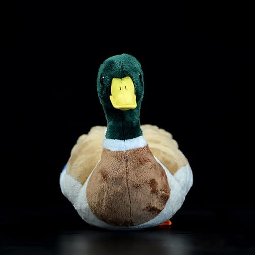 Tiny Heart Mallard duck Animal Plush Toy 13in, Soft Duck Plush Toy Simulation Series - Image 2