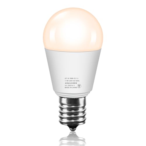 共同照明 LED電球 60W相当 E17口金 760LM 電球色 ミニクリプトン LEDランプ 小型電球 (GT-B-7WW-E17-3) 広配光タイプ LED照明 おしゃれ 長寿命 省エネ 非調光 PSE認証済【適格請求書発行可】