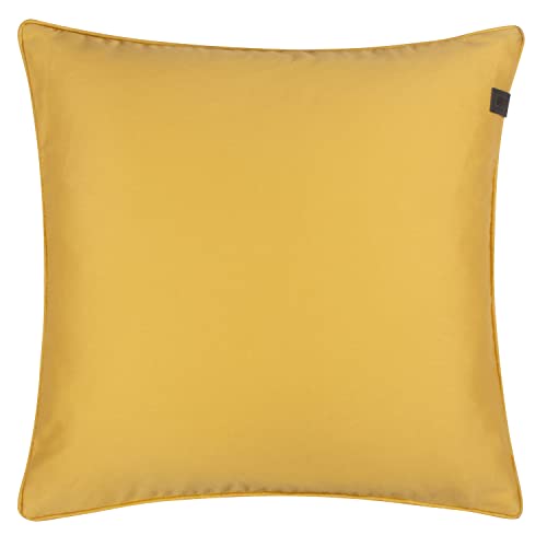 Funda de cojín suave - Funda de cojín 45 x 45 cm - Cojín decorativo amarillo - Funda de cojín sin relleno - Cojín de sofá lavable de fácil cuidado Cover