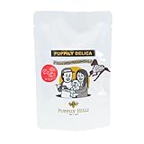 パピリーデリカ プレミアム 小型犬 成犬 ウェット 80g 馬プラセンタエキス配合 無添加 無着色 防腐剤不使用 高級 ドッグフード puppily hills パピリーヒルズ (1袋, サカナ) image