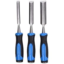 Century Drill & Tool 72313 Professional Wood Chisel Set, 3 Piece