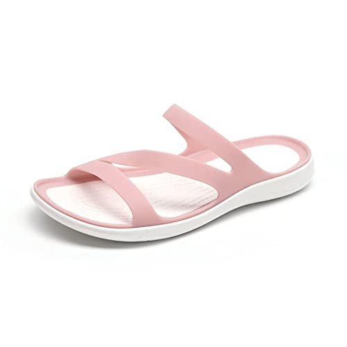 Sandales de plage pour femmes contre la fatigue du pied pantoufles plates 4.5 UK