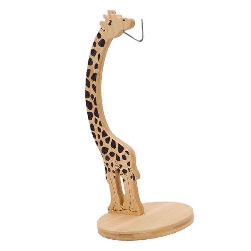 Soporte para plátanos de madera decorativo para organizar encimeras 3