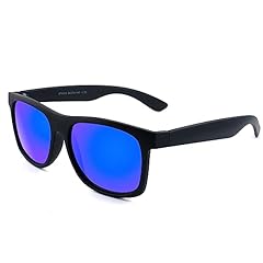Black Frame / Mirror Blue Lenses