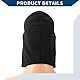 Hihaha Sturmhaube Gesichtsmaske mit Brillenloch kurz/Ski Sonnenhaube Masken für Motorradfahren Radfahren/Atmungsaktiv / 1 Stück Schwarz