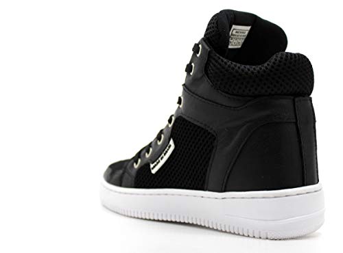 Tenis Botinhas Cano Alto Top Fitness Preto/Branco Tamanho:40