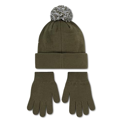 Image of Nike boys Sportswear Pom Beanie and Glove Set
