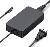 Surface 充電器 65W 電源アダプター 15V4A サーフェス 純正出力 PD 急速充電 Pro3 Pro4 Pro5 Pro6 Pro7 Pro8 Pro9 Pro10 対応 1706 1800 2062 互換 PSE認証 四重安全保護 2 年品質保証