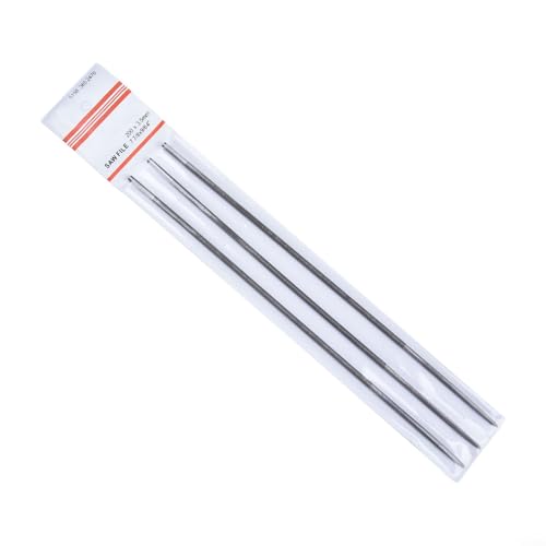 Juego de 3 limas de afilado de motosierra de metal de 3,5 mm para un mantenimiento preciso de la cadena, compatible con Oregon y la mayoría de modelos de cadena, fácil de usar para trabajos