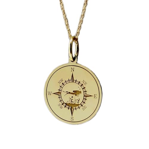 Pendentif boussole de plongée LKBEADS argent 925 inoxydable