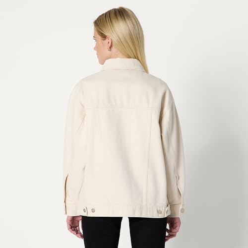 Image of Amazon Essentials Women's Regular-Fit Denim Trucker Jacket