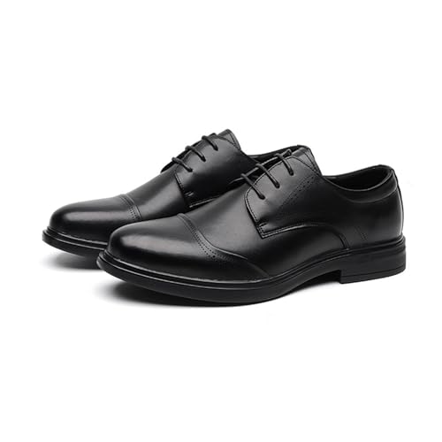 Men's Oxfords Formal Dress Shoes Classic Lace-ups Non-Slip Brogues Wedding Business Office Shoes