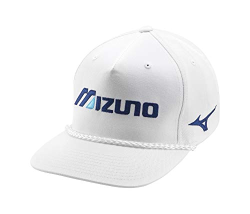 Mizuno Retro Golf Hat, White, One Size
