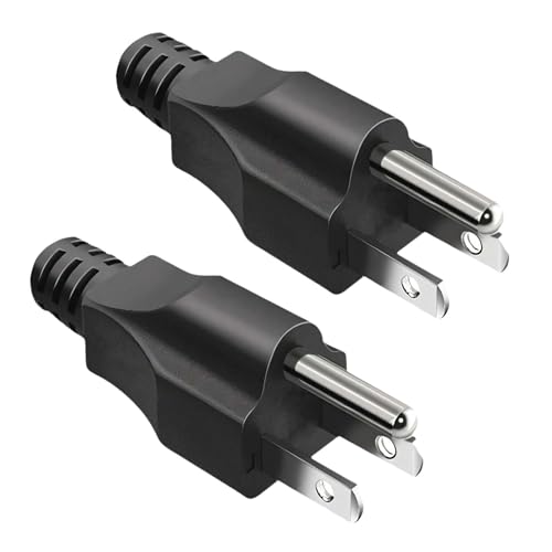 2 Pack Neutral Ground Bonding Plug for Portable Inverter Generator-Camper for Open Ground Error Grounding Plug Surge Protector Generator with Floating Neutral on RV Plug Generator Grounding Kit