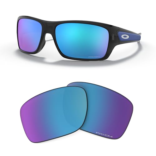 OAKLEY Original Turbine OO9263 PRIZM Trail Replacement Lenses For Men For Women+ Bundle Microfiber Pouch