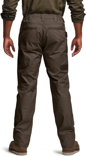 Image of CQR Men's Quick Dry Work Pants, Water Resistant Outdoor Tactical Pants, Lightweight Stretch Cargo Hiking Pants