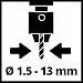 Einhell taladradora de columna TC-BD 450 (450 W, hasta 2650 rpm, 5...